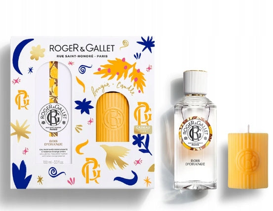 ROGER & GALLET Set Bois d'Orange Scented Water 30ml + Candle 75g Manufacturer code 3701436927714