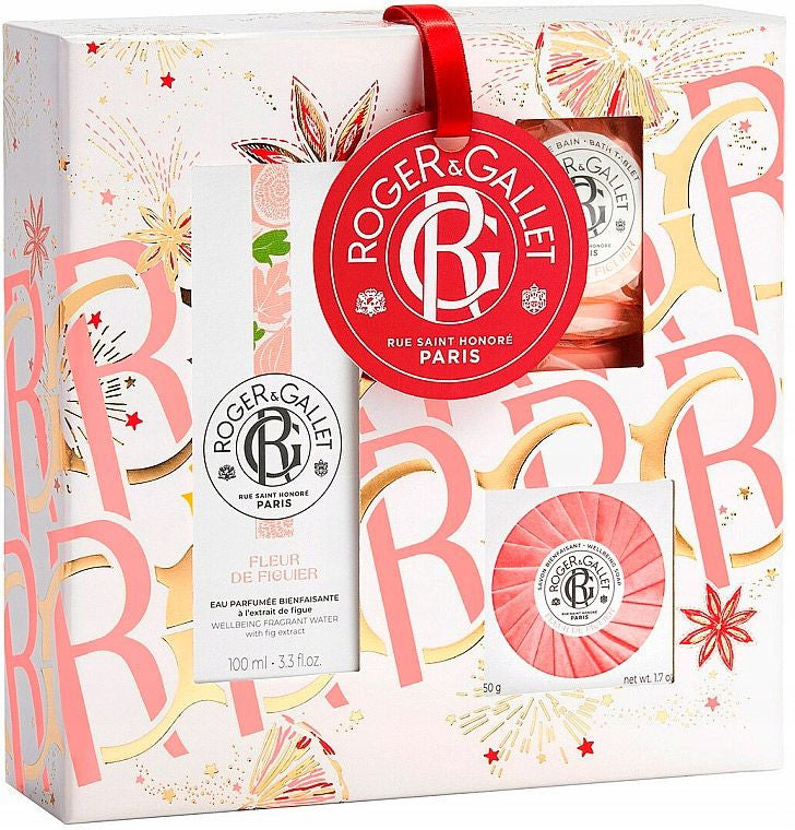 ROGER & GALLET Set Fleur De Figuier Water 100ml + Soap 50g+ Cubes 3x25g EAN (GTIN) 3701436920951