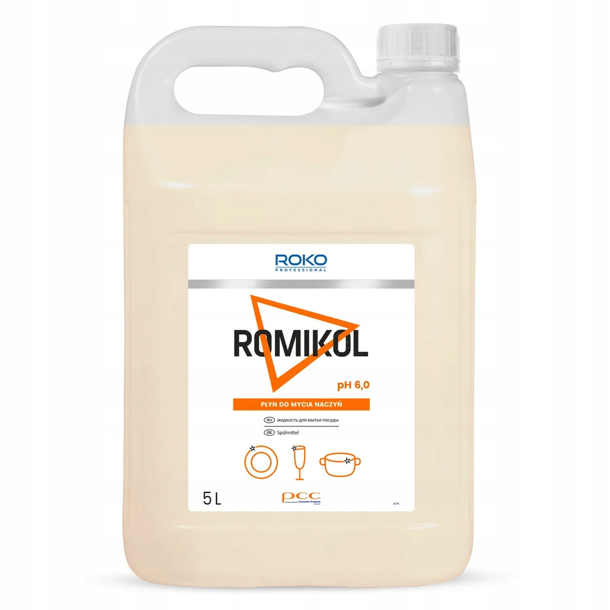 ROKO ROMIKOL washing up liquid 5 l.