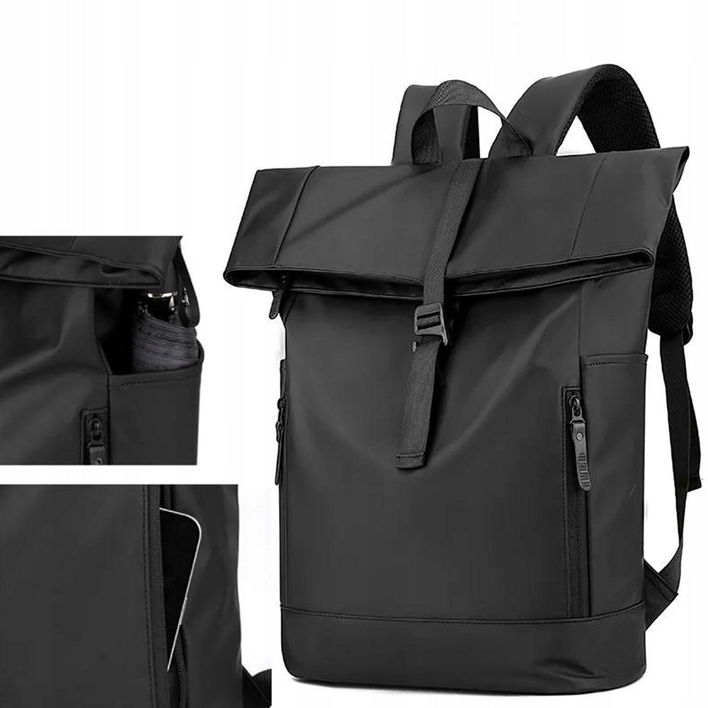 ROLL-UP BACKPACK FOR WOMEN AND MEN, WATERPROOF TRAVEL BACKPACK, BACKPACK