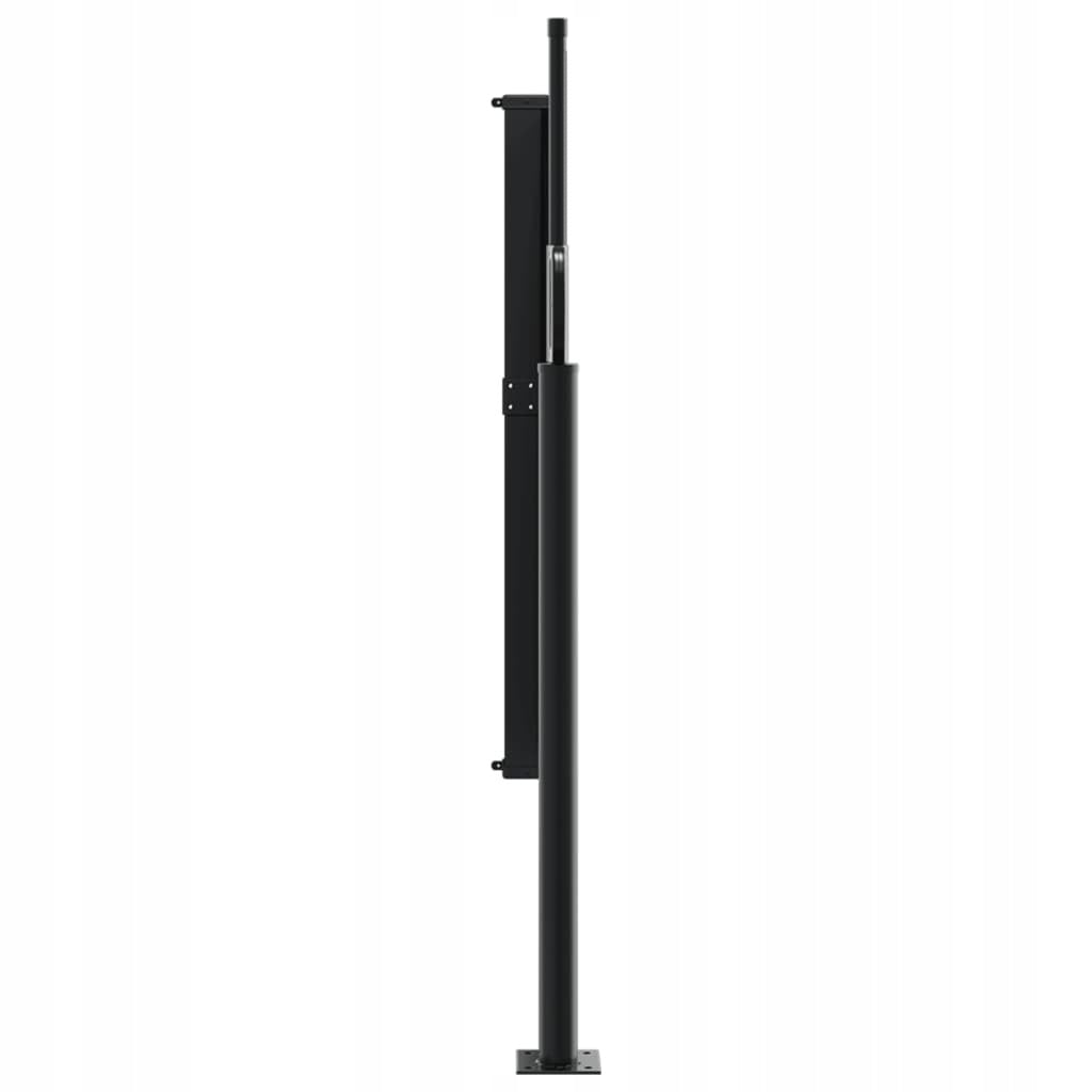 ROLLED SIDE AWNING BLACK 120X300CM Diameter/width 1 cm