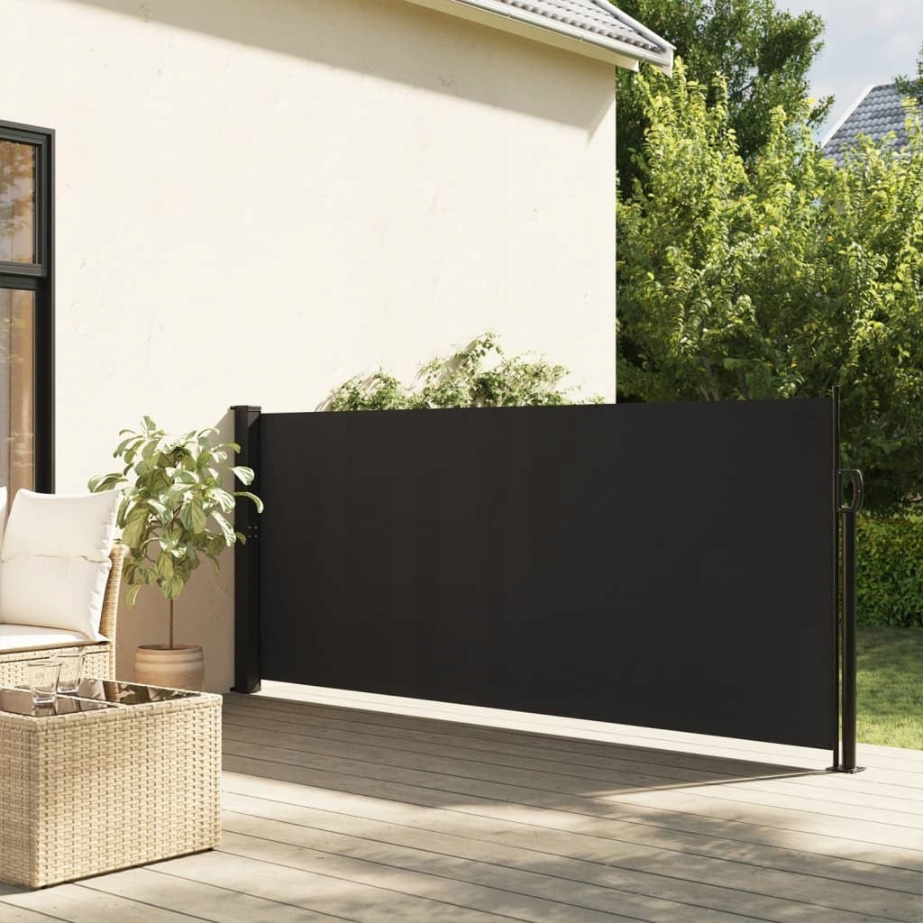 ROLLED SIDE AWNING BLACK 120X300CM Packaging status original