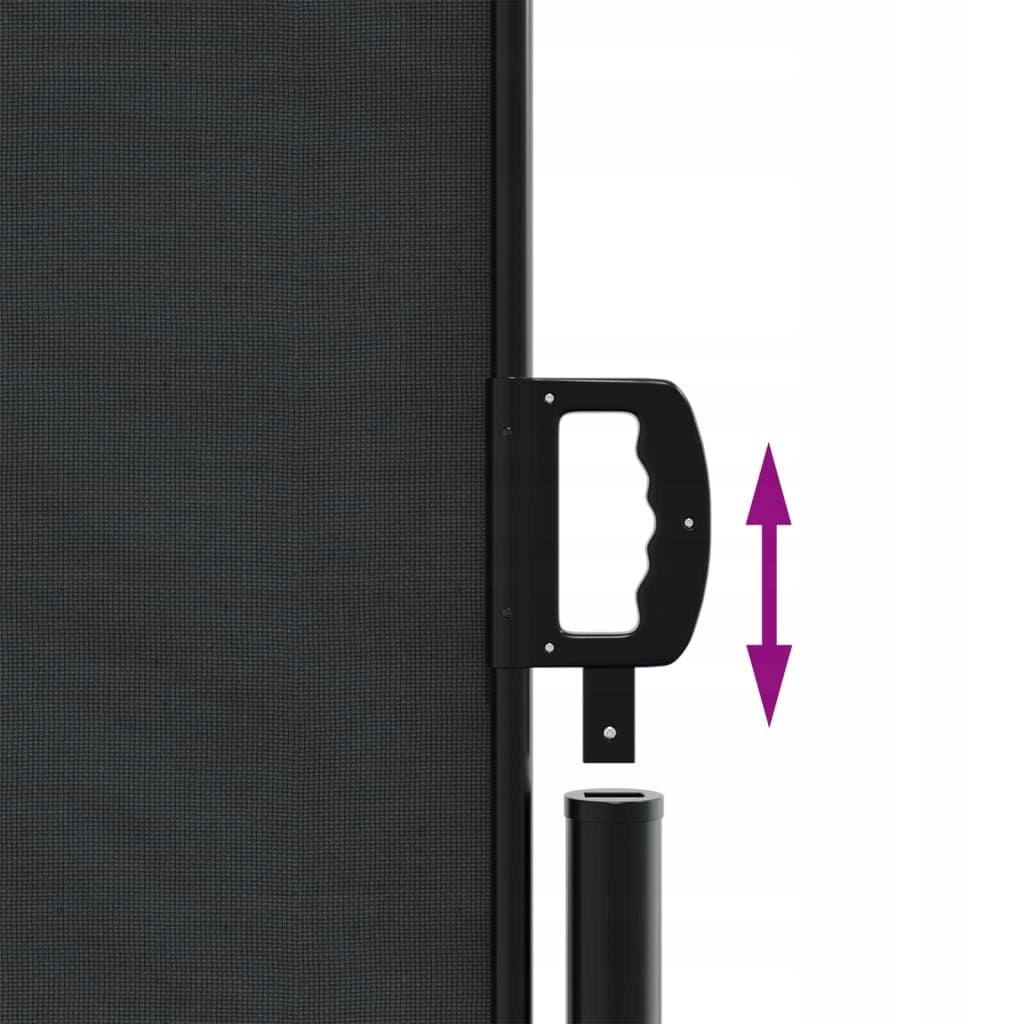 ROLLED SIDE AWNING BLACK 120X300CM Product weight with unit packaging 5.2 kg