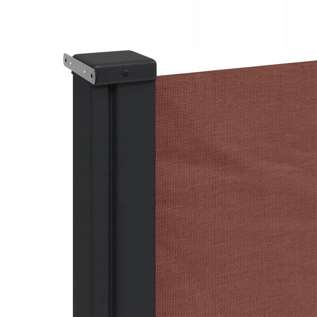 ROLLED SIDE AWNING BROWN 200X500CM Color brown