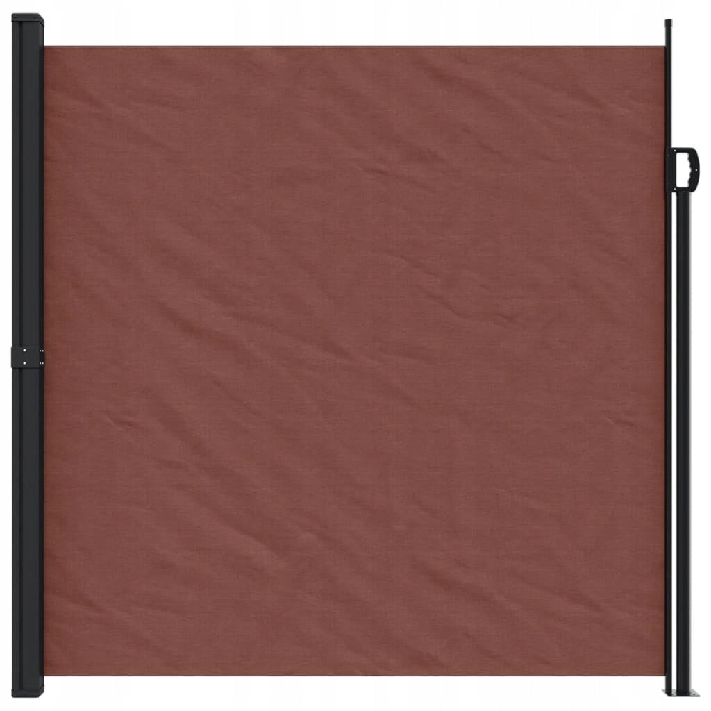 ROLLED SIDE AWNING BROWN 200X500CM Manufacturer VidaXL