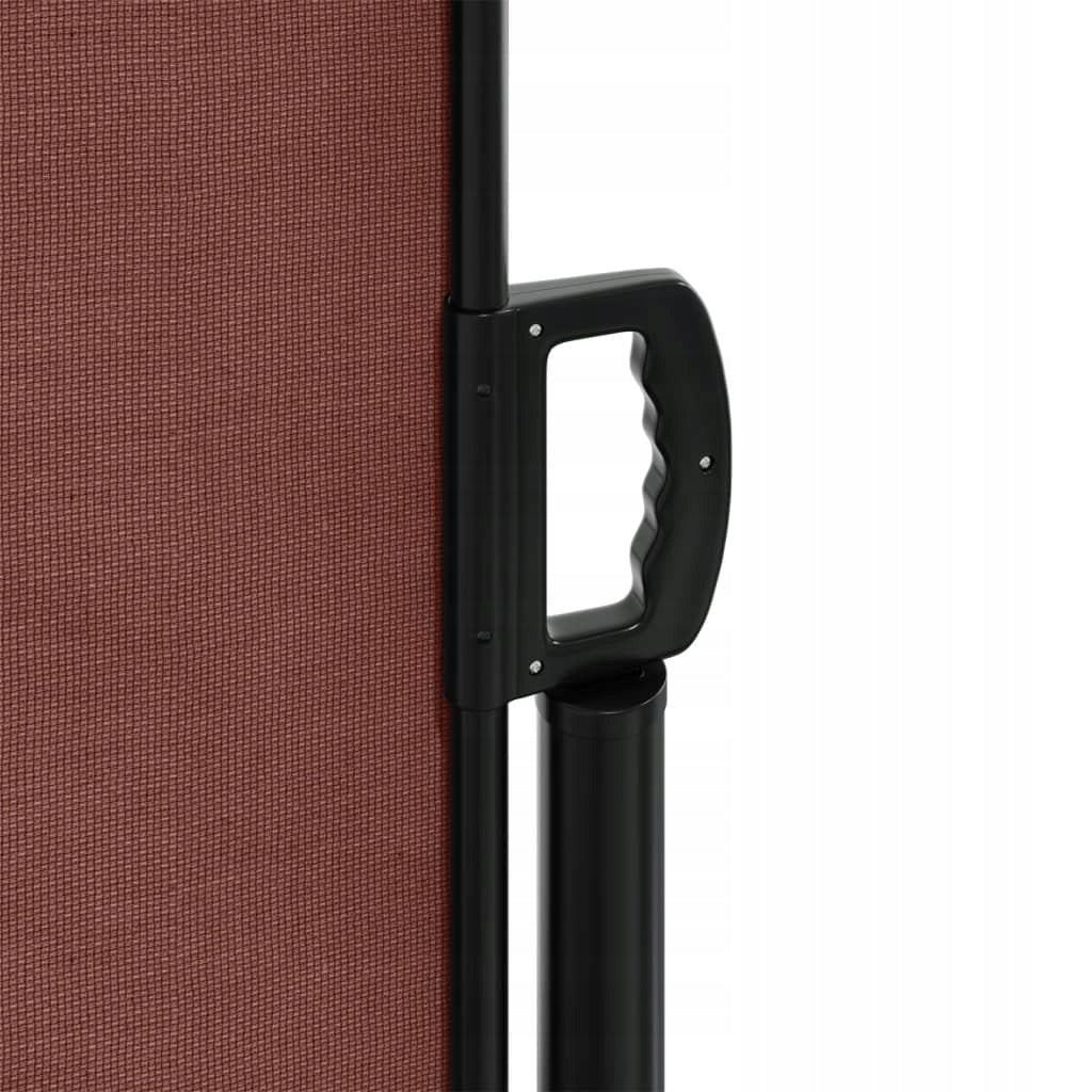 ROLLED SIDE AWNING BROWN 200X500CM Product height 200 cm