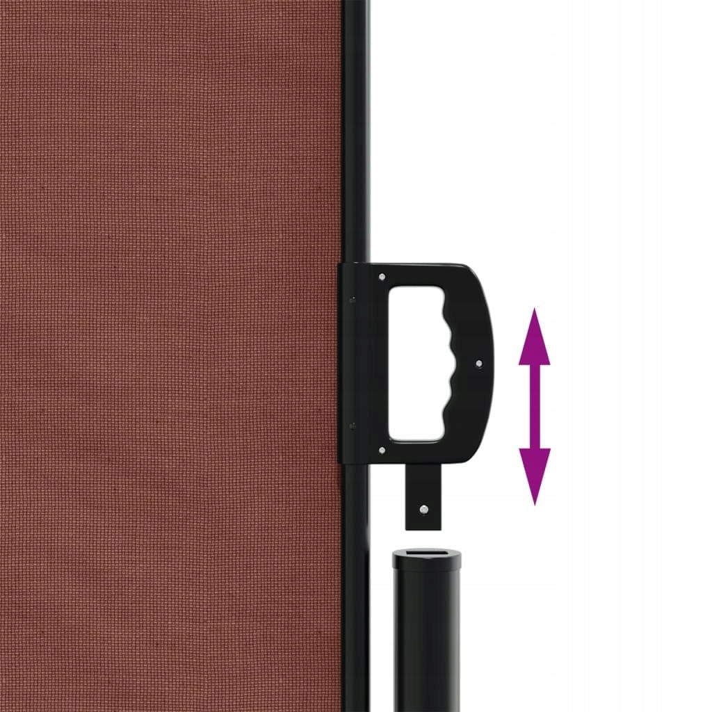 ROLLED SIDE AWNING BROWN 200X500CM Product weight with unit packaging 9.3 kg