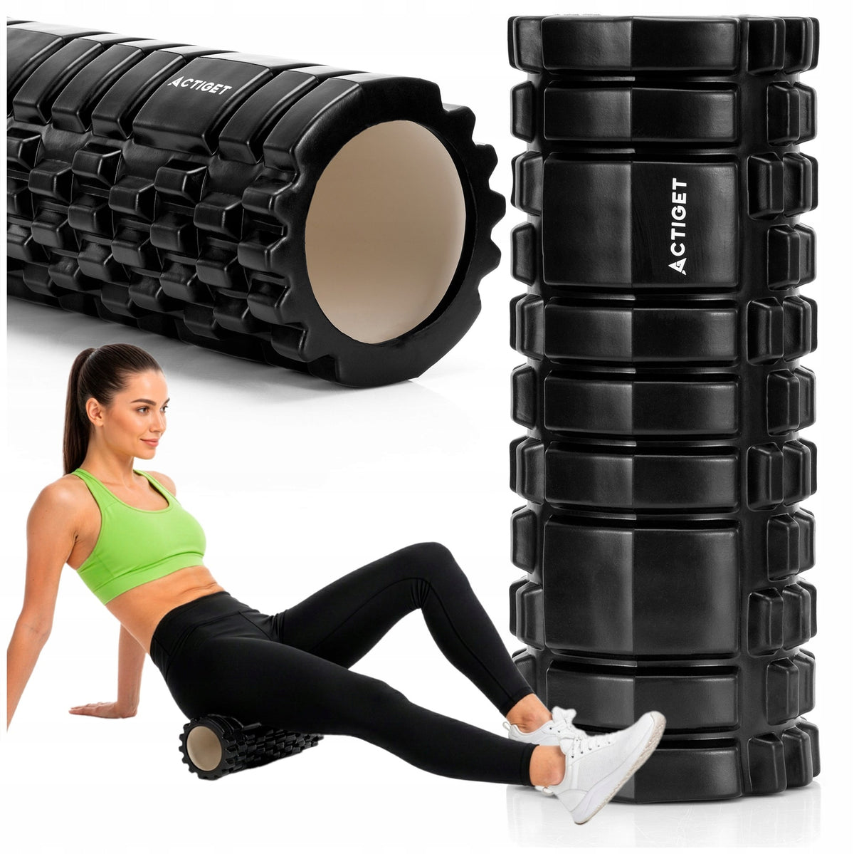 ROLLER BACK LEG MASSAGER CROSSFIT FOAM MASSAGER WITH PROJECTIONS