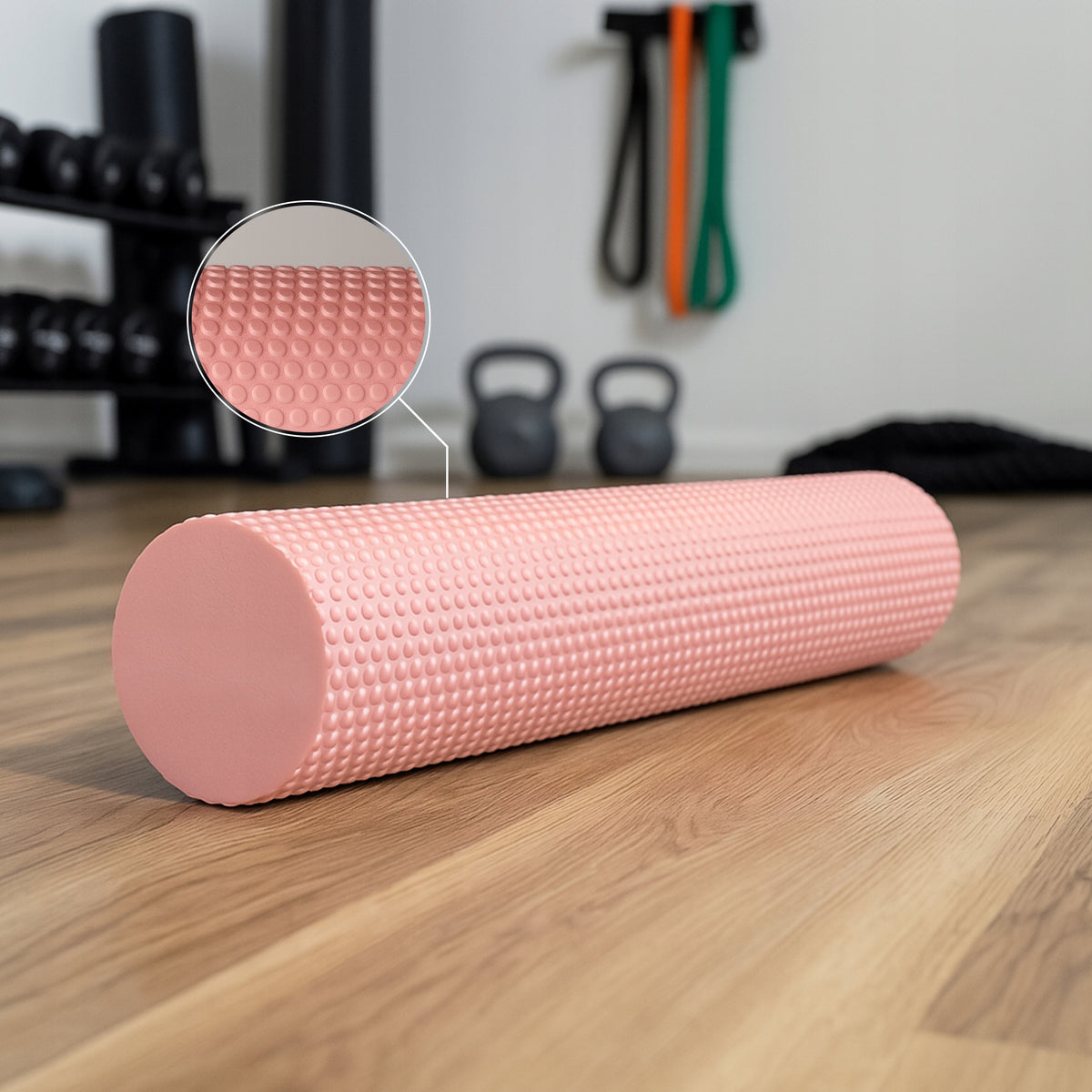 ROLLER BODY MASSAGE ROLLER WITH FOAM PROJECTIONS 90CM FITNESS ROLER Manufacturer code JSM-028