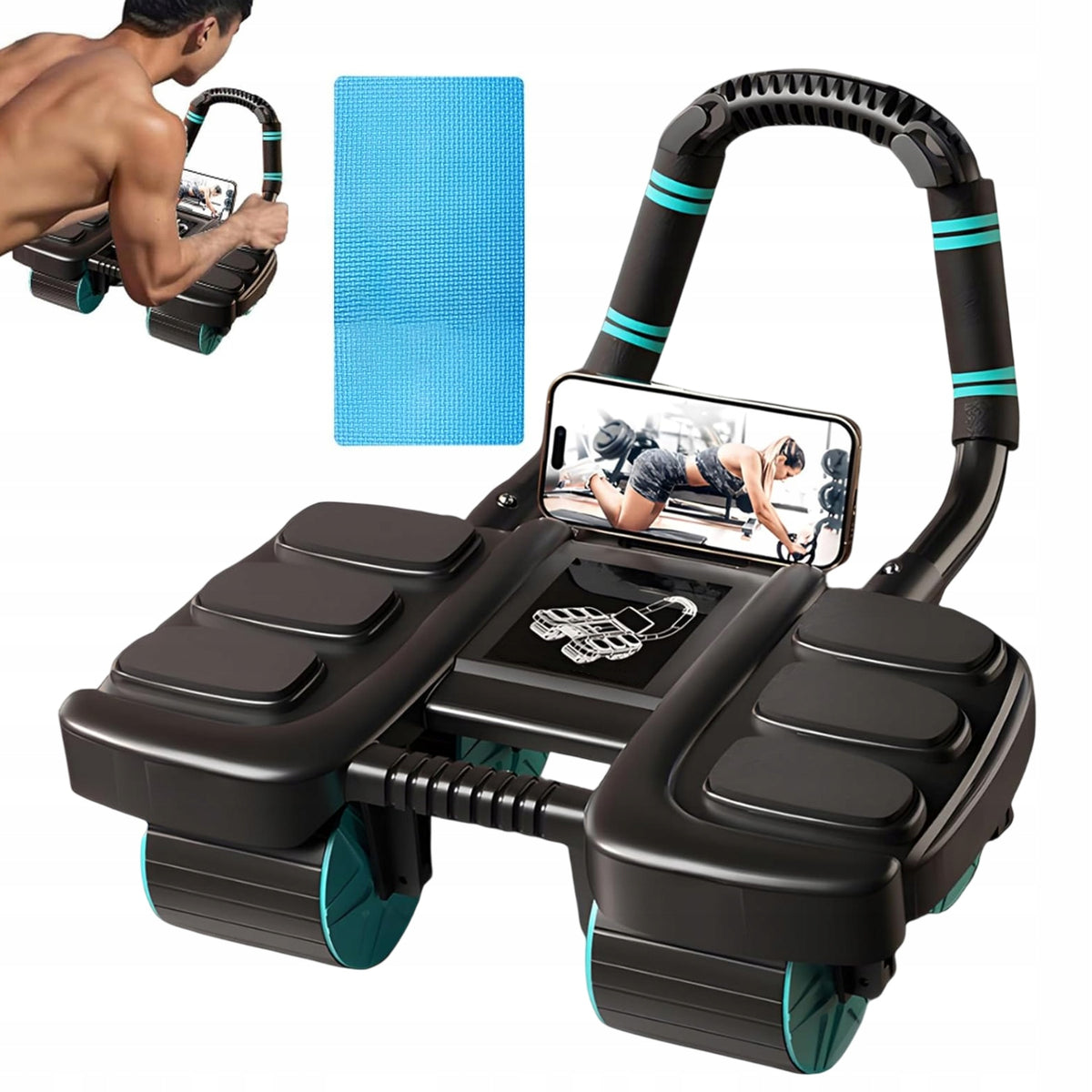 ROLLER FOR ABDOMINAL MUSCLE EXERCISES WAIST EXERCISE DEVICE CIRCLE