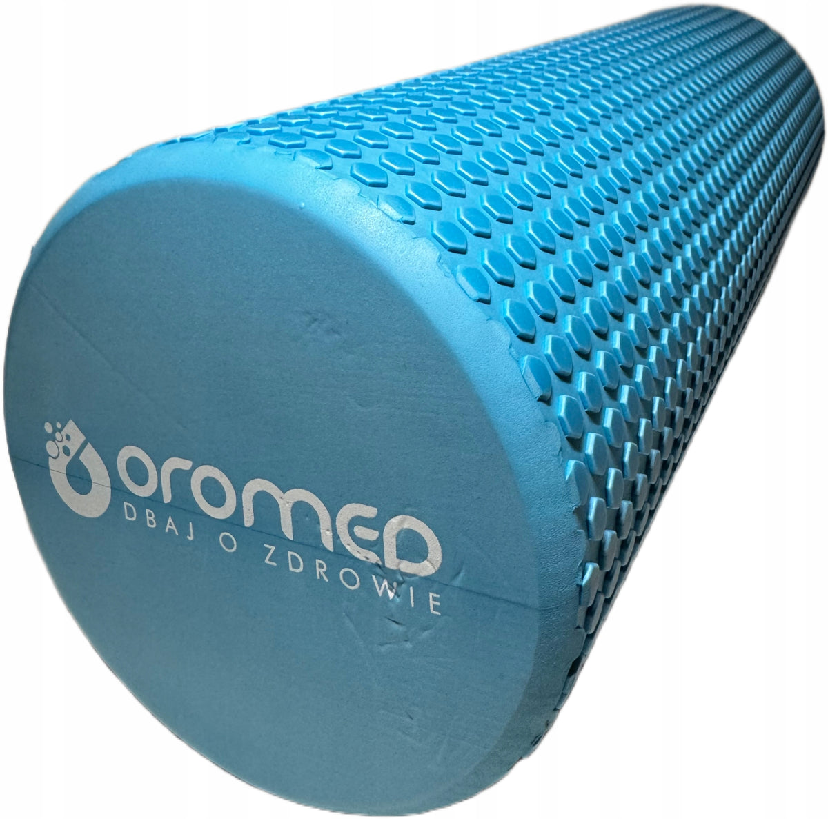 ROLLER FOR BACK MASSAGE OF THE BODY OF THE FEET WITH STUDS FITNESS 60 cm BLUE