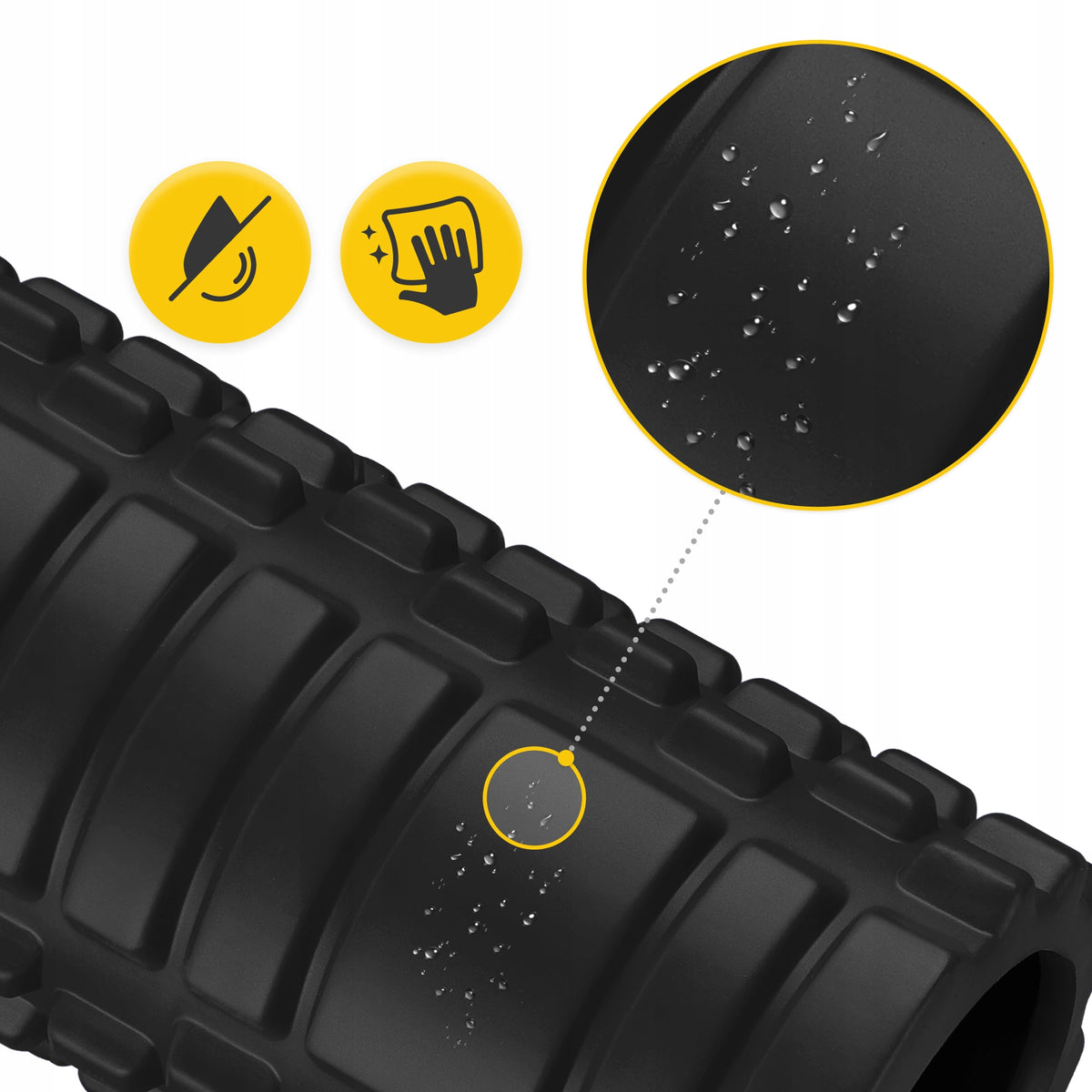 ROLLER FOR BACK ROLLING MASSAGE HARD CROSSFIT FITNESS SELF-MASSAGE EAN (GTIN) 5907739310545
