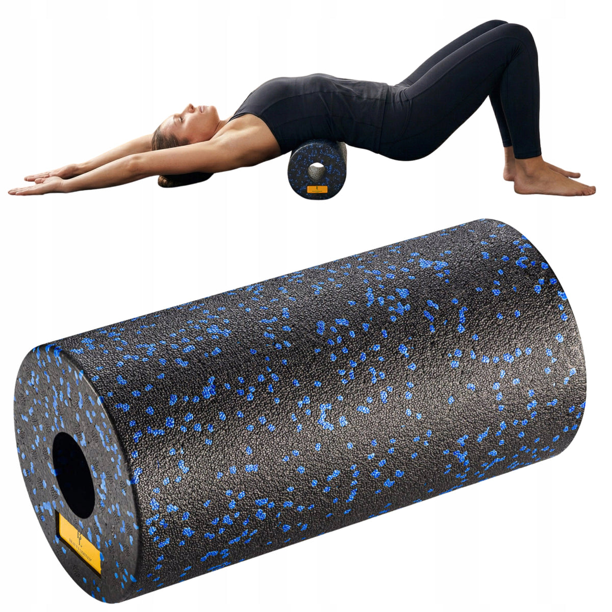 ROLLER FOR MASSAGE AND EXERCISE ROLLER FITNESS SMOOTH REHABILITATION FOAM EPP
