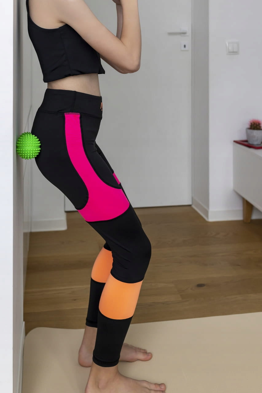 ROLLER FOR MASSAGE AND REHABILITATION DUOBALL 15,5CM GREEN Manufacturer code 448