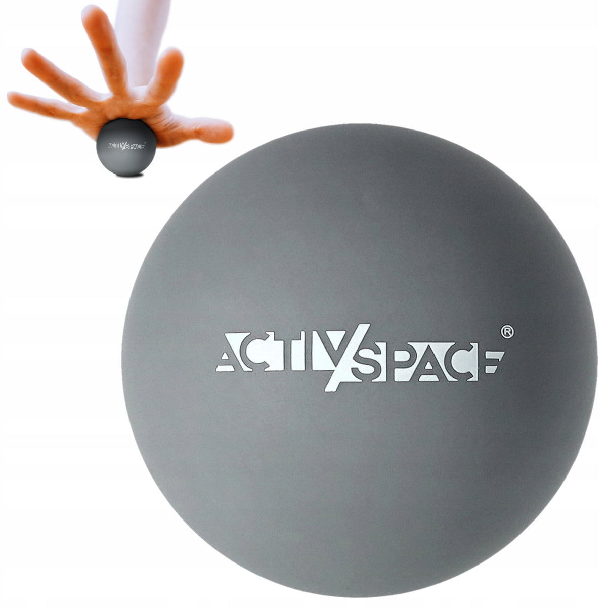 ROLLER LACROSSE MASSAGE BALL HARD SILICONE SPOT MASSAGER 6,25 CM
