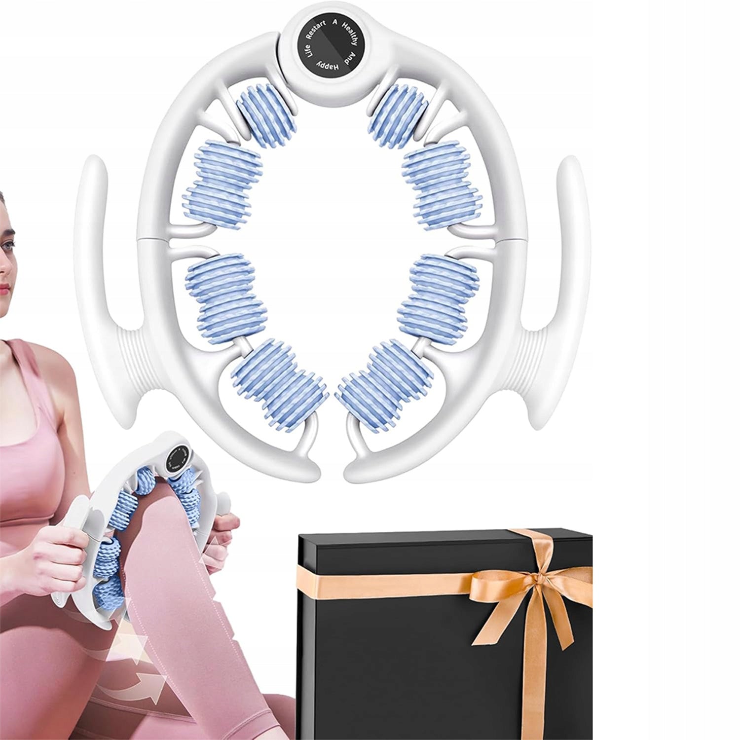 ROLLER LEG MASSAGER 360 WITH LYMPHATIC DRAINAGE ELIMINATES SWELLING AND Brand no brand