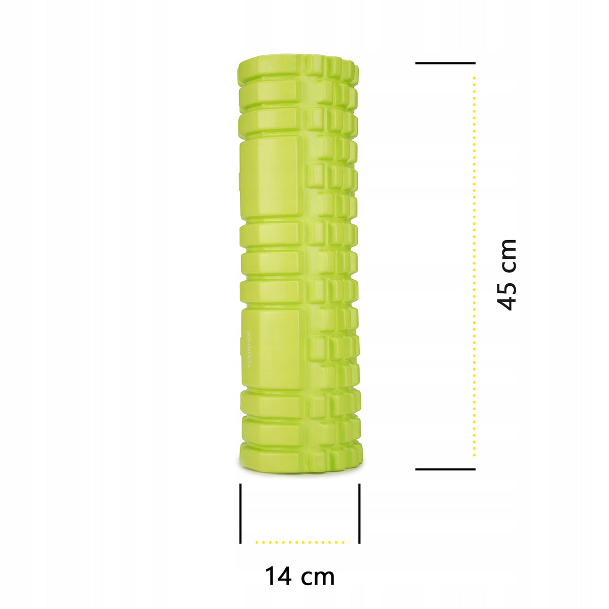 ROLLER MASSAGE ROLLER 45cm CORNIX HARD BACK LEG MUSCLE PAIN REGENERATION Brand Cornix