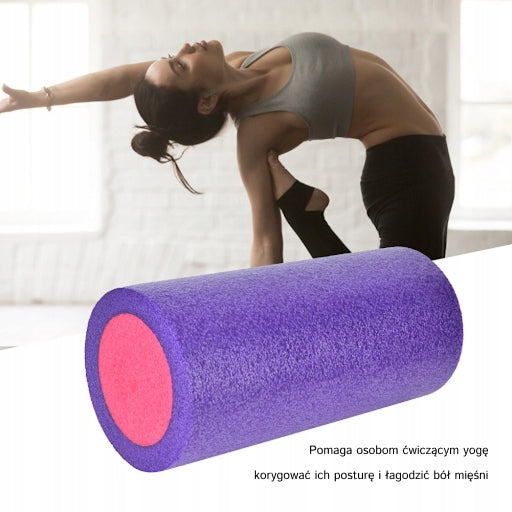 ROLLER MASSAGE ROLLER EPP SMOOTH YOGA PILATES REHABILITATION PURPLE Manufacturer code StepGo-Roller