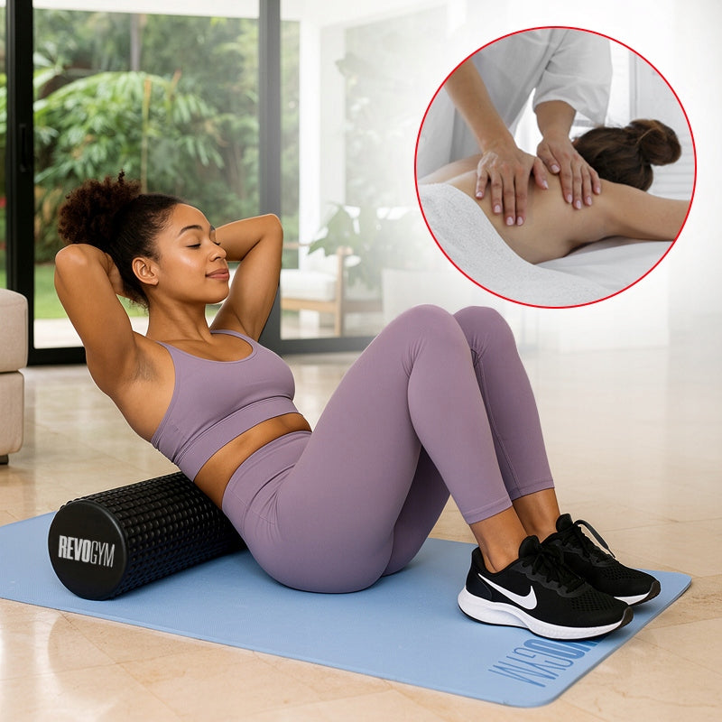 ROLLER MASSAGE ROLLER MASSAGER TABS FULL BODY MASSAGE BACK LEG NECK Packaging status original