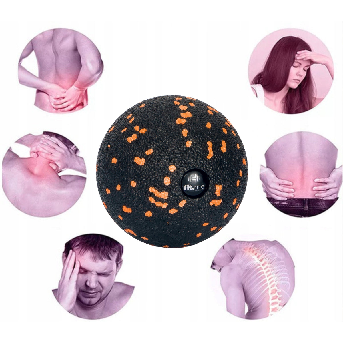 ROLLER SMOOTH BALL FOR MUSCLE MASSAGE IN CARTON EPP HARD 8 CM FIT.ME Manufacturer code FM260