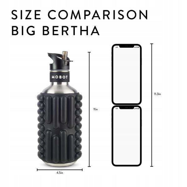ROLLER WATER BOTTLE 2IN1 MOBOT BIG BERTHA 1,2L RED Manufacturer code BIG BERTHA