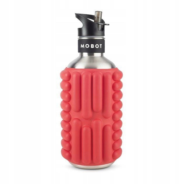 ROLLER WATER BOTTLE 2IN1 MOBOT BIG BERTHA 1,2L RED