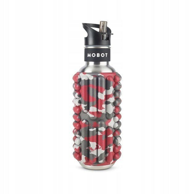 ROLLER WATER BOTTLE 2IN1 MOBOT GRACE 0,7L RED CAMO