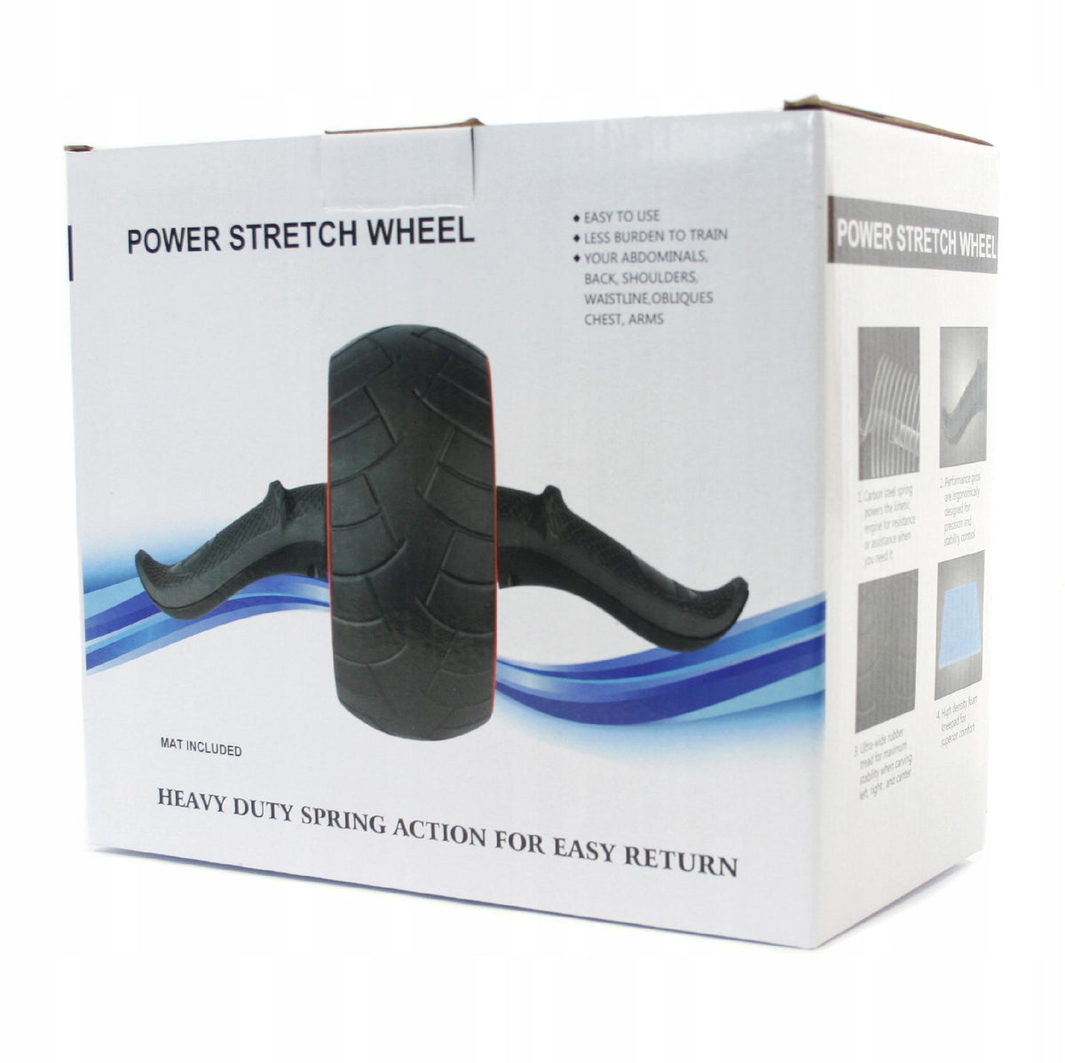ROLLER WHEEL FOR ABDOMINAL EXERCISES + AB WHEEL MAT Manufacturer code D37075