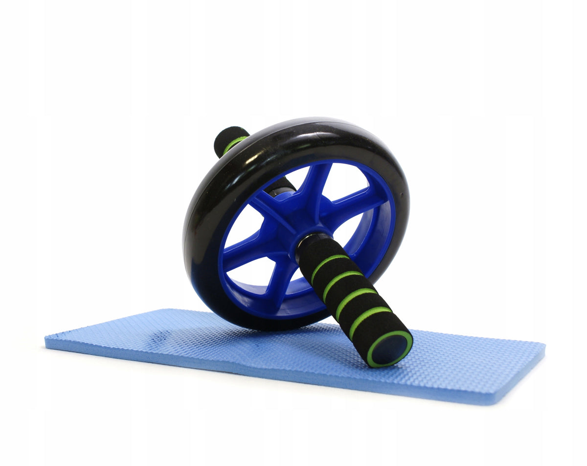 ROLLER WHEEL FOR ABDOMINAL EXERCISES + AB WHEEL MAT