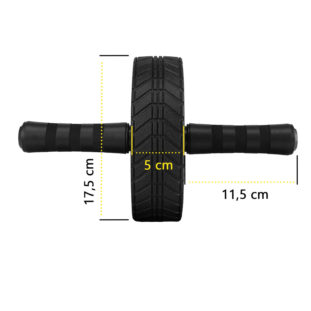 ROLLER WHEEL FOR EXERCISE CORNIX ABDOMINAL MUSCLE EXPANSION AB ABS WHEEL + MAT Packaging status original