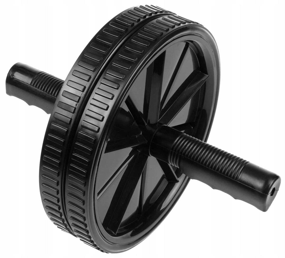 ROLLER WHEELS WITH GRIPS FOR ABDOMINAL MUSCLE EXERCISES