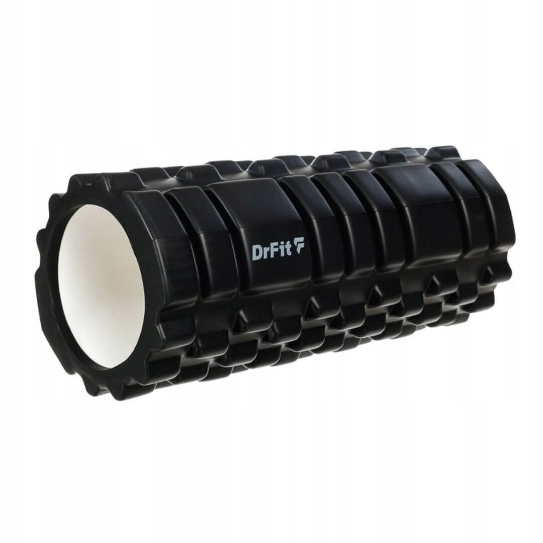 ROLLER WITH PROJECTIONS DR FIT 15X33 MASSAGE, MASSAGE ROLLER BLACK