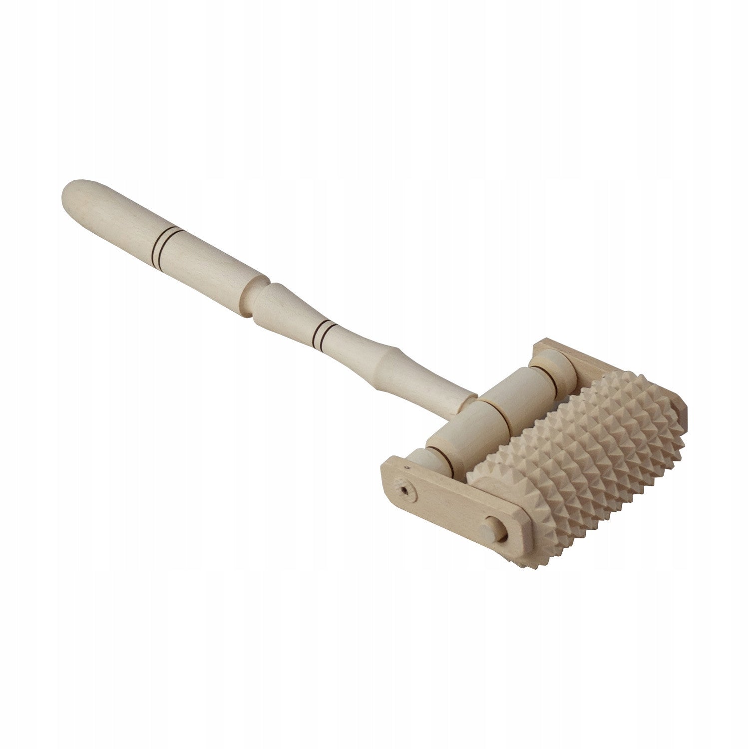ROLLER WOODEN MASSAGER WITH HANDLE ECO-FRIENDLY 36cm