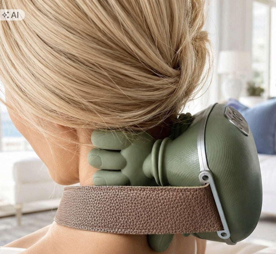 ROMAN Neck Shoulder Neck Massager Powerful Massager With Paws Wireless Packaging status original