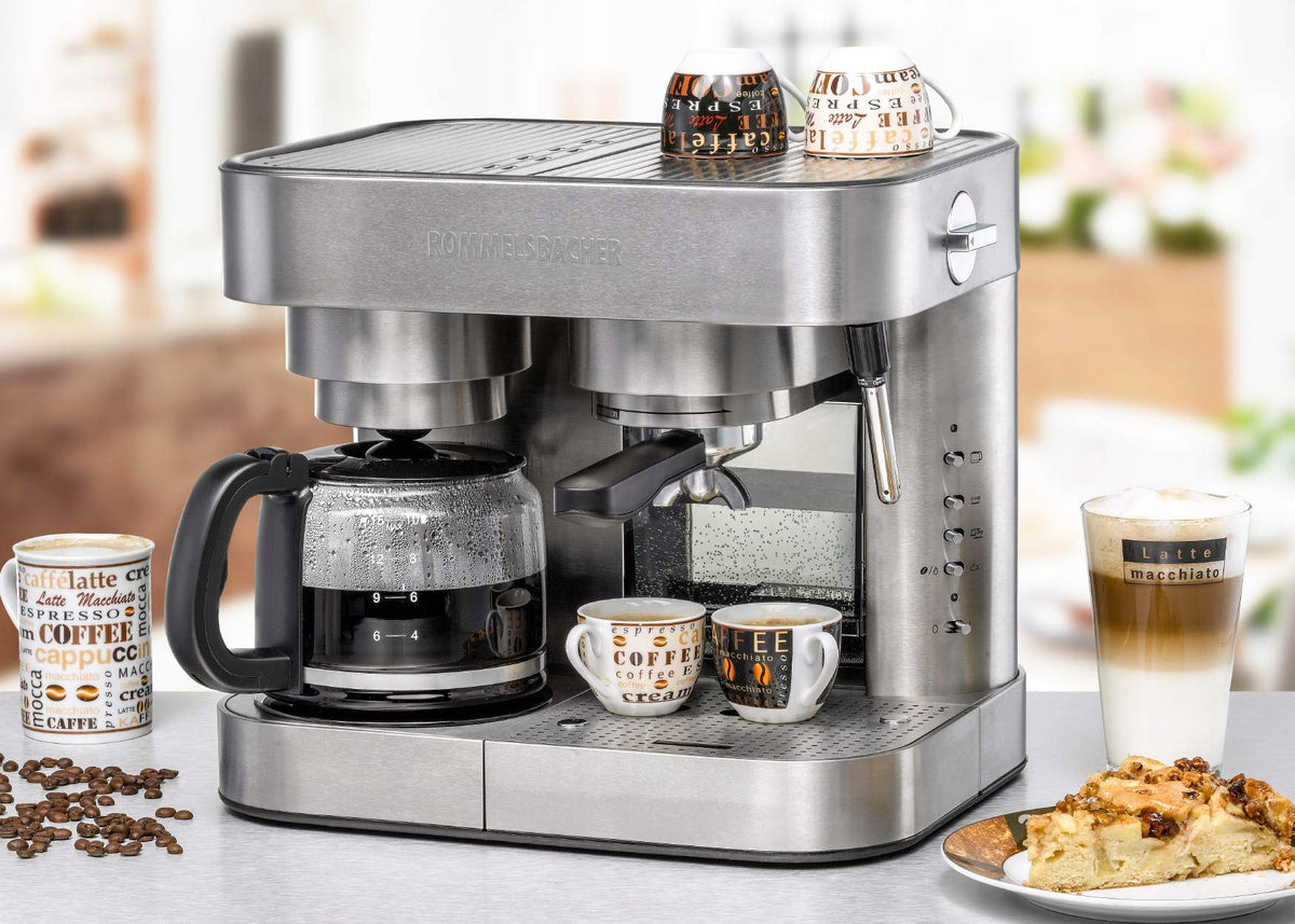ROMMELSBACHER Espresso Coffee Maker EKS 3010 With Milk Foaming Nozzle Model EKS 3010