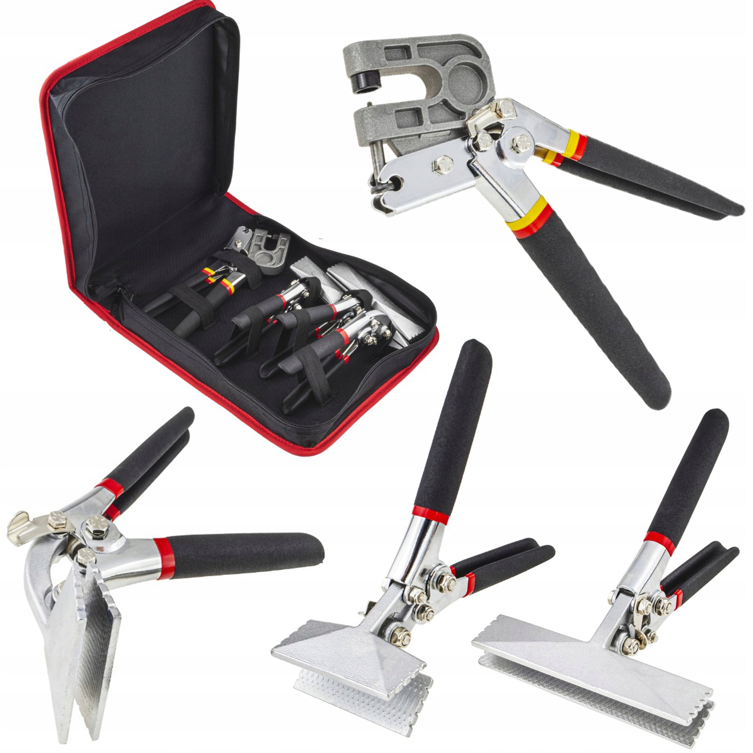 ROOFING PLIERS 3 pcs + FELCARKA SET OF PLIERS 4el