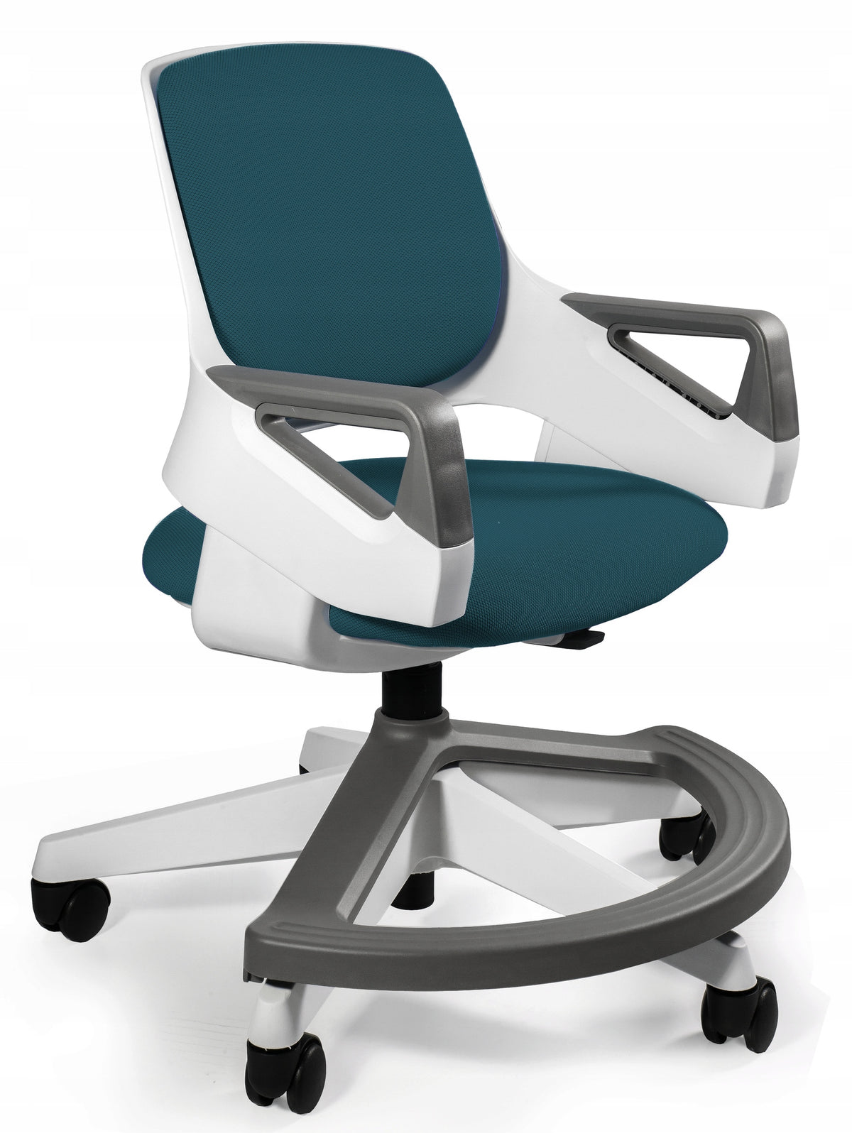 ROOKEE BL414 Children’s Armchair – Rotating and Adjustable, Blue Fabric