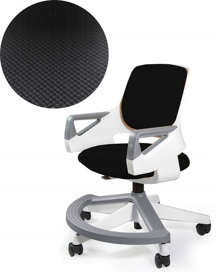 ROOKEE CHAIR with adjustments BLACK footrest BL418