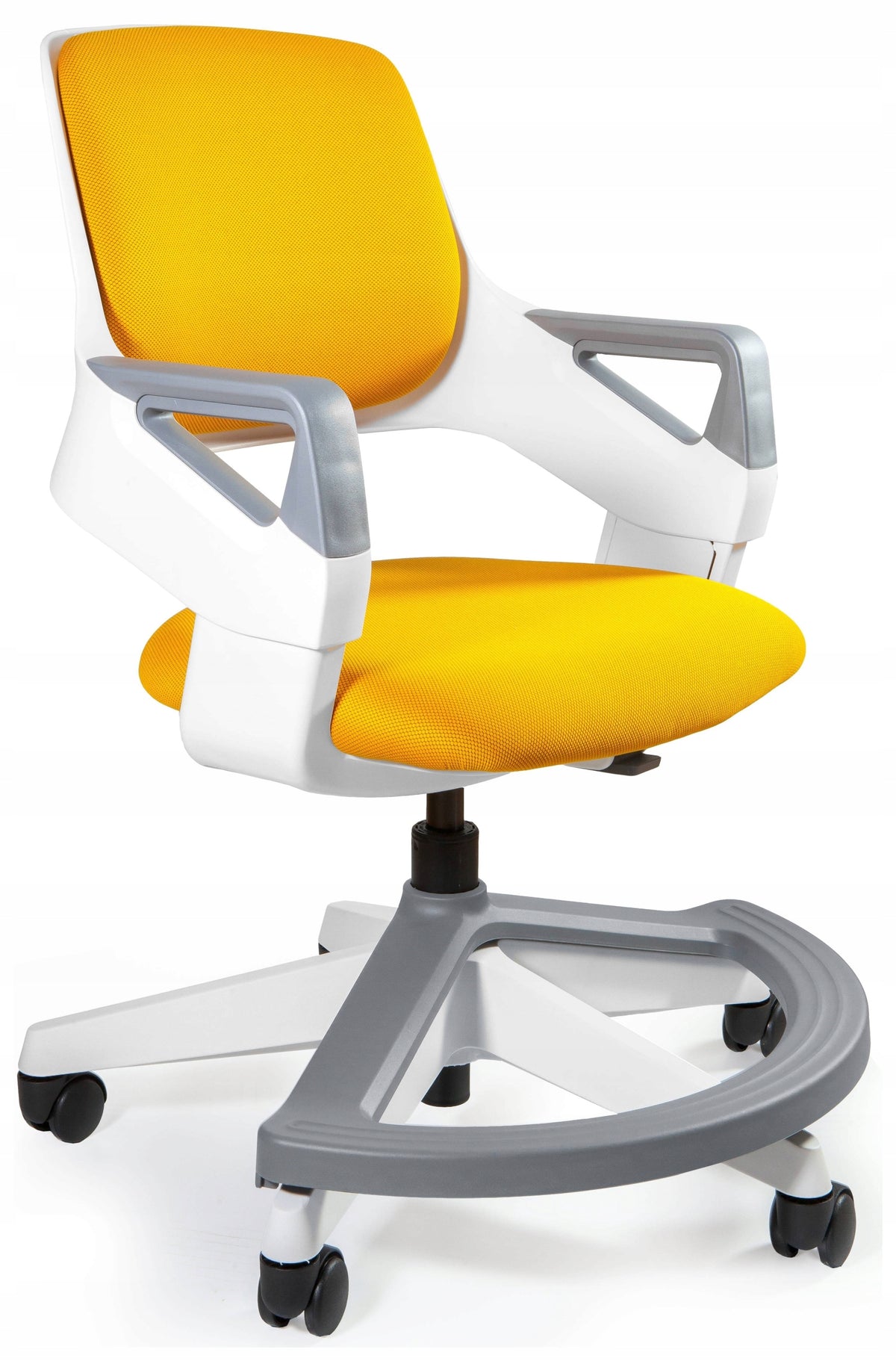 ROOKEE Children's Swivel Chair Adjustable for Desk Yellow 100kg