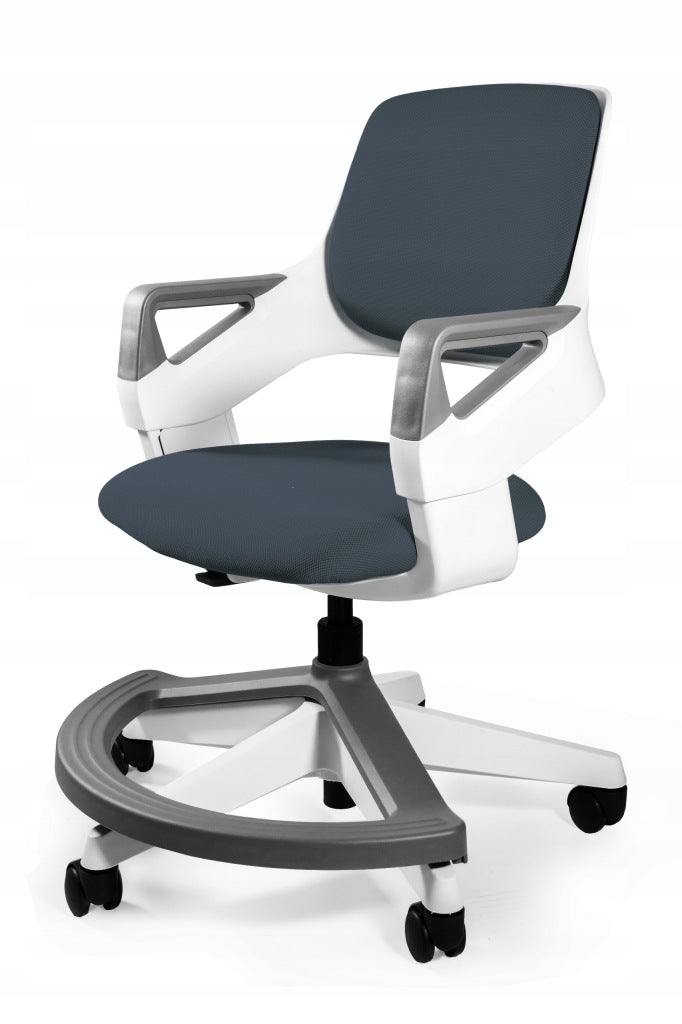 ROOKEE School Seat Rotating Children's Grey with Desk Footrest Manufacturer code 1186-BL417