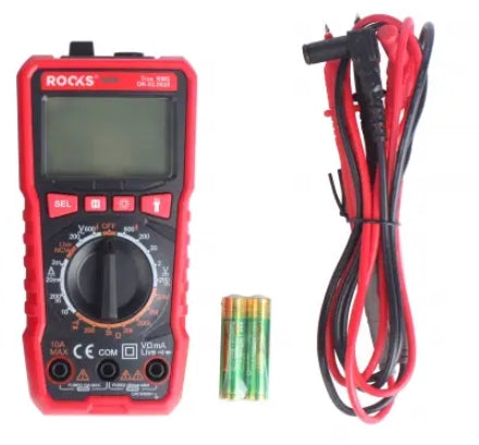 ROOKS BASIC digital multimeter, LED-NCV SYSTEM, TRUE RMS, AC/DC measurement 600V Brand Rooks