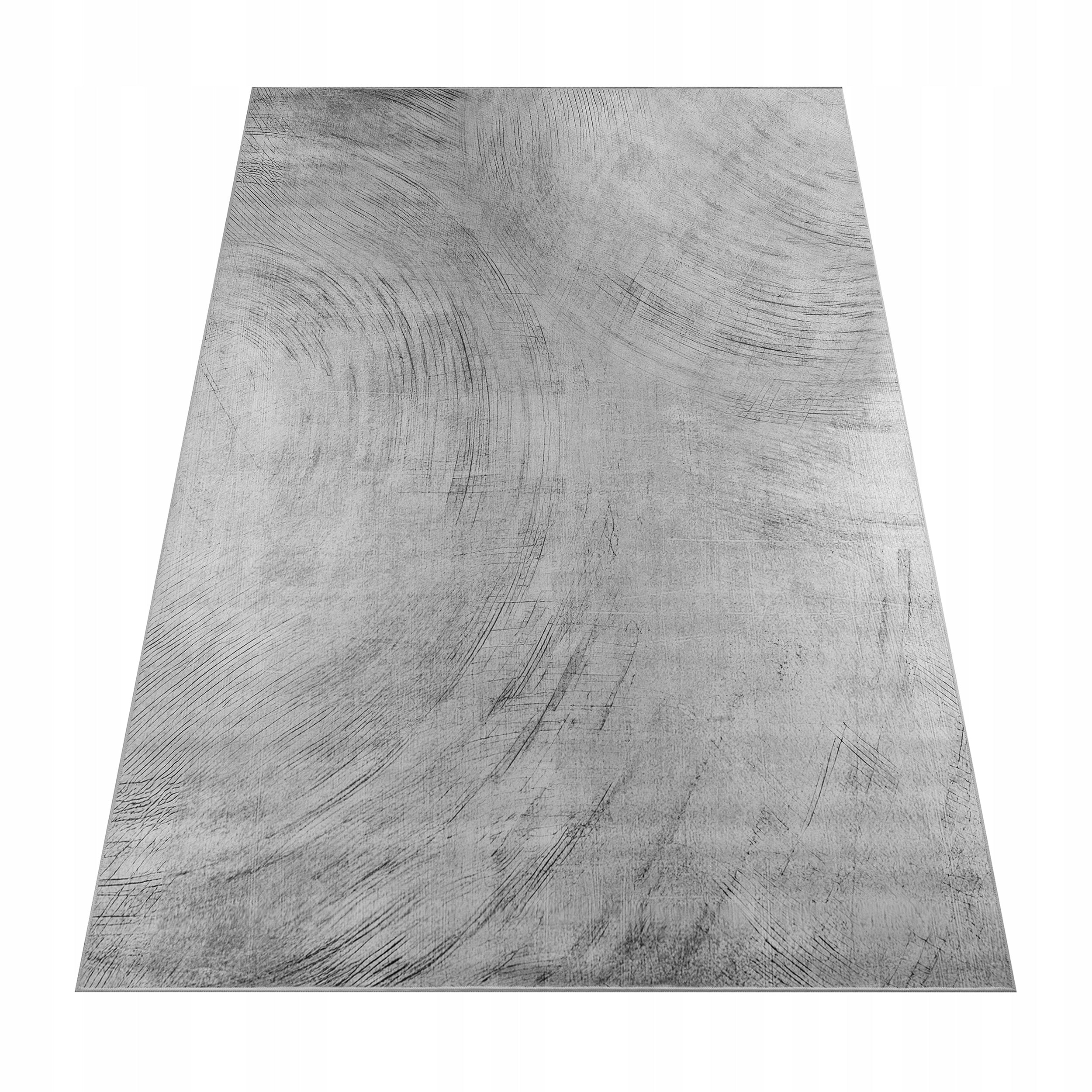 ROOM RUG 120x170 GREY FOR LIVING ROOM BEDROOM MODERN NON-SLIP