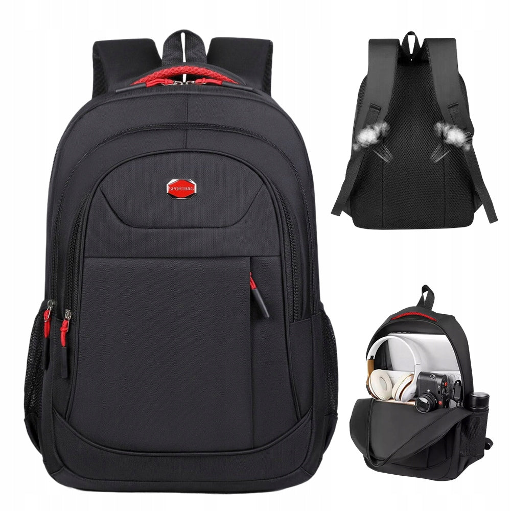 ROOMY CITY BACKPACK SPORTS HIKING SCHOOL REINFORCED LAPTOP 40L