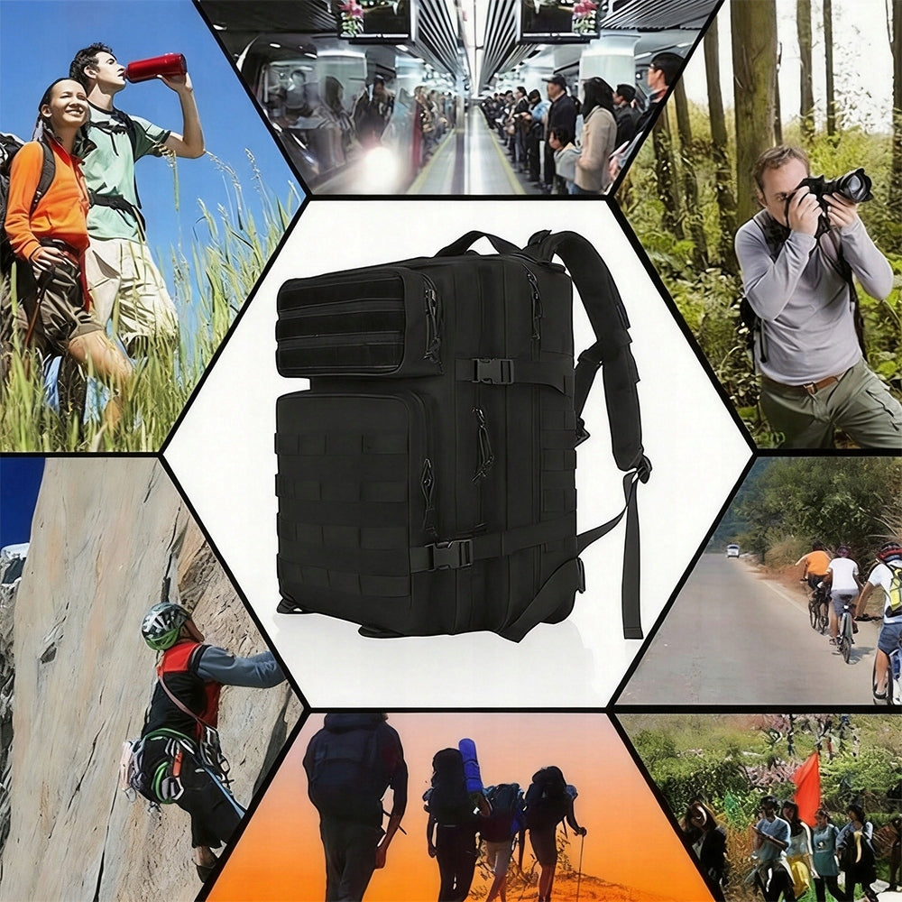 ROOMY CITY BACKPACK SPORTS HIKING SCHOOL WATERPROOF LAPTOP 45L Manufacturer code sedhntgfjmyk