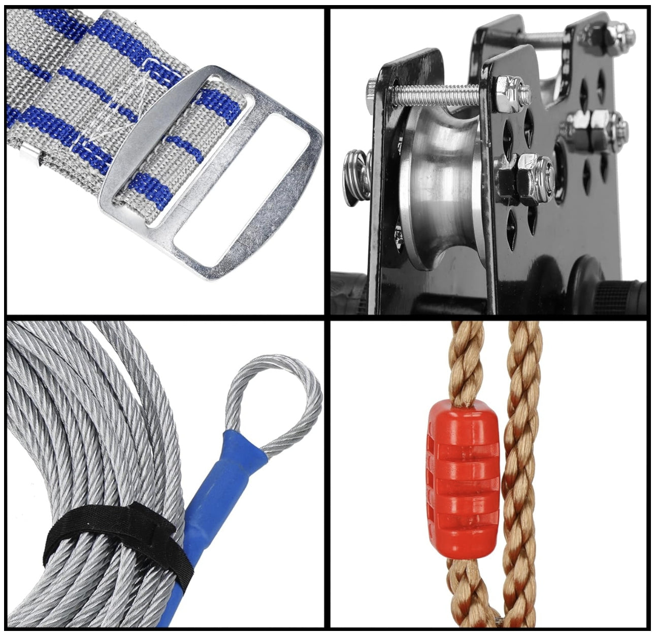 ROPE DOWNHILL FOR CHILDREN SOLID SAFETY SET 120kg 30m Packaging status original