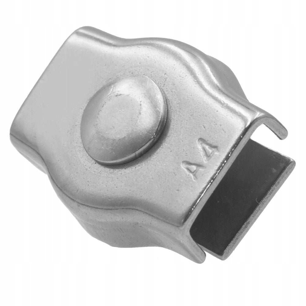 ROPE SIZE --4MM Stainless Steel Saddle Clamp Acid Resistant A4