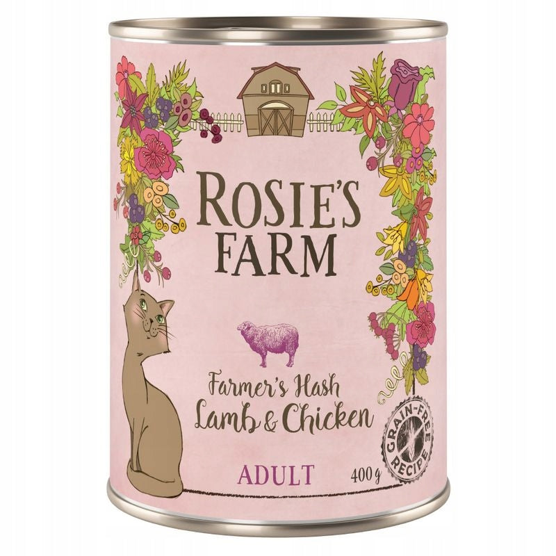 ROSIE'S FARM Adult Wet Food Lamb Chicken 400g for CATS