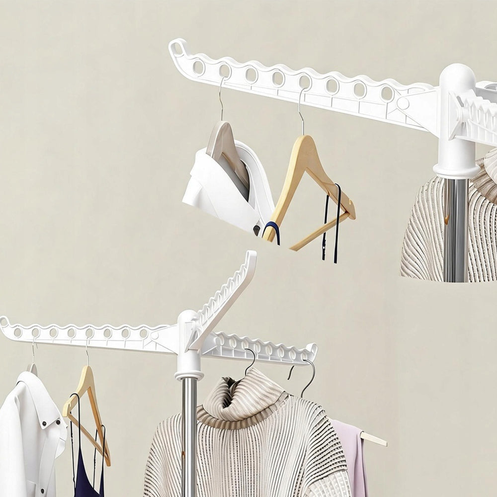 ROTARY DRYER 3 ARMS 27 HOLES 360° FOR CLOTHES BALCONY TERRACE WHITE EAN (GTIN) 645749168149