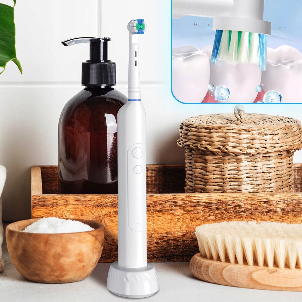 ROTARY ELECTRIC TOOTHBRUSH WITH TRAVEL CASE + 2 FREE TIPS Brand no brand
