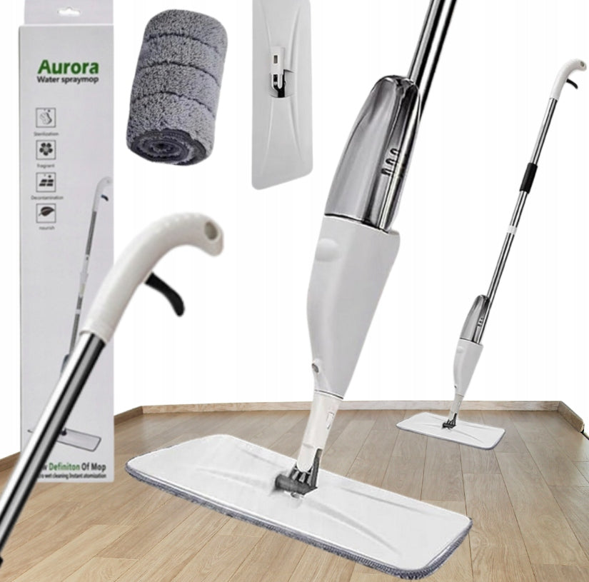 ROTARY FLAT MOP FOR WASHING FLOOR WITH MICROFIBER CAP WASHER